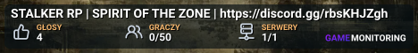STALKER RP | SPIRIT OF THE ZONE | https://discord.gg/rbsKHJZgh