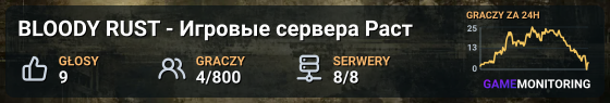 BLOODY RUST - Игровые сервера Раст
