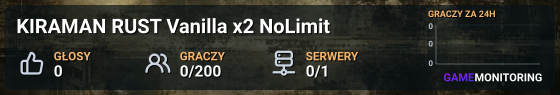 KIRAMAN RUST Vanilla x2 NoLimit