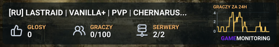 [RU] LASTRAID | VANILLA+ | PVP | CHERNARUS 2035