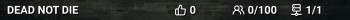 DEAD NOT DIE